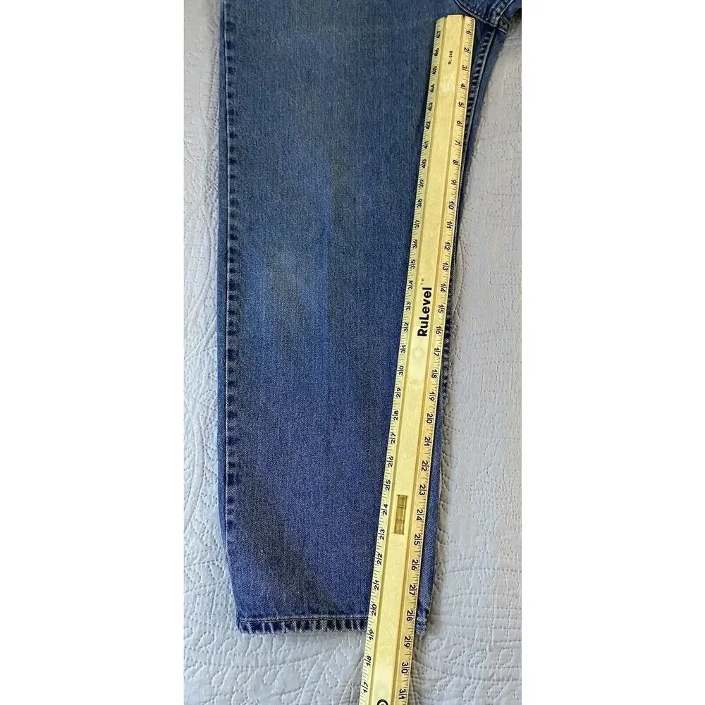 Mens Levis Sz 40 X 30 5 Pkt Straight 550 100% Cotton Medium Wash Denim Jeans